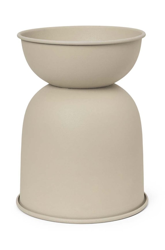 ferm LIVING doniczka Hourglass Pot XS/21 x 30 cm 1104266677 beżowy AA00
