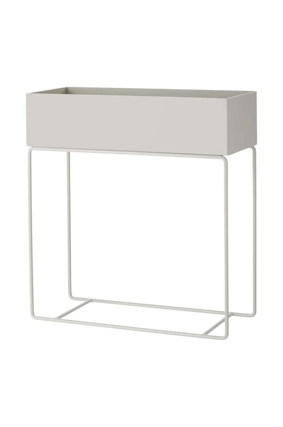 ferm LIVING donica ze stelażem Plant Box 60 x 65 x 25 cm szary 3217