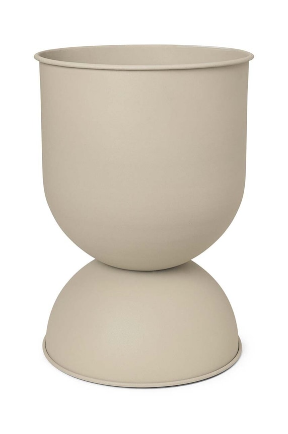 ferm LIVING vaso da fiori Hourglass Pot M beige 1104266679