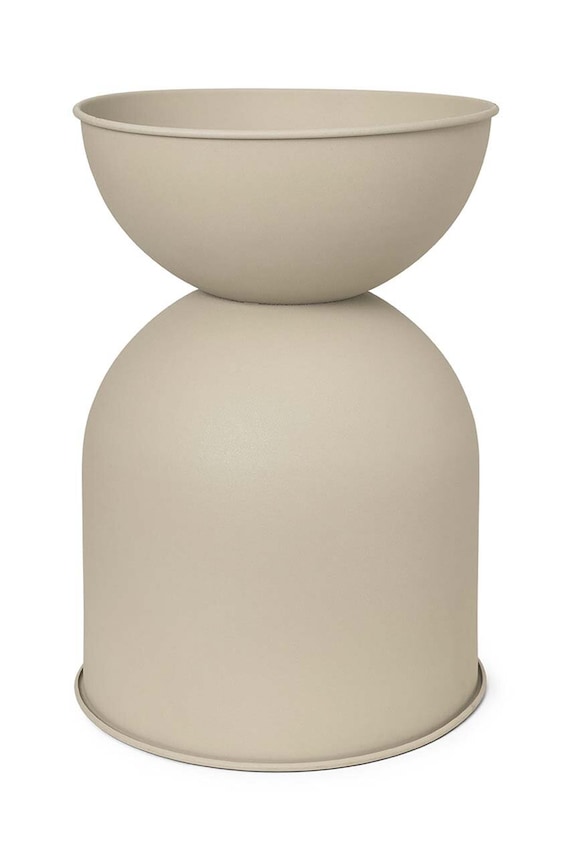 ferm LIVING vaso da fiori Hourglass Pot M 1104266679 beige AA00