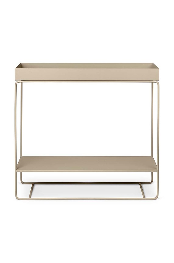 Γλάστρα με βάση ferm LIVING Plant Box Two-Tier 80 x 75 x 25 cm μπεζ 110207693