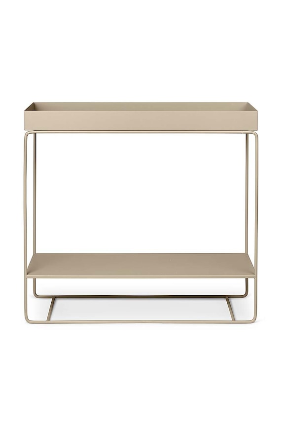 Γλάστρα με βάση ferm LIVING Plant Box Two-Tier 80 x 75 x 25 cm μπεζ 110207693
