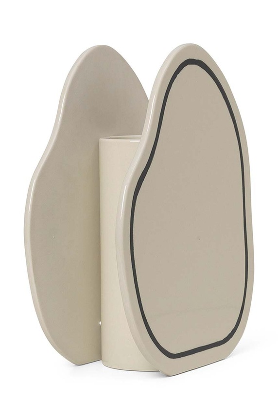 Dekorativní váza ferm LIVING Paste Vase 1104267335 béžová AA00