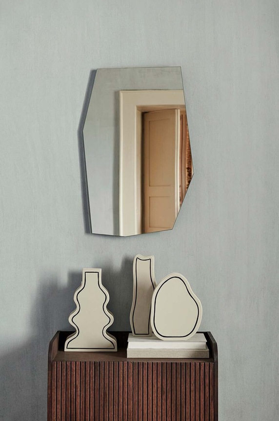 Doplňky Dekorativní váza ferm LIVING Paste Vase 1104267335 béžová