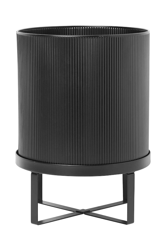 Ferm Living doniczka Bau Pot L czarny 100202101