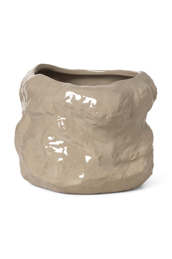 Ferm Living doniczka Tuck Pot beżowy 110135693