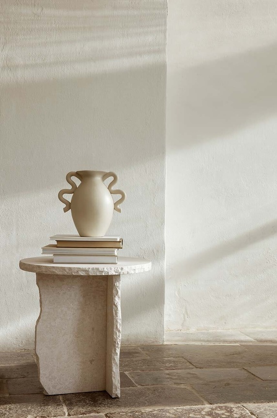 Διακοσμητικό βάζο ferm LIVING Verso Table Vase μπεζ 1104264696