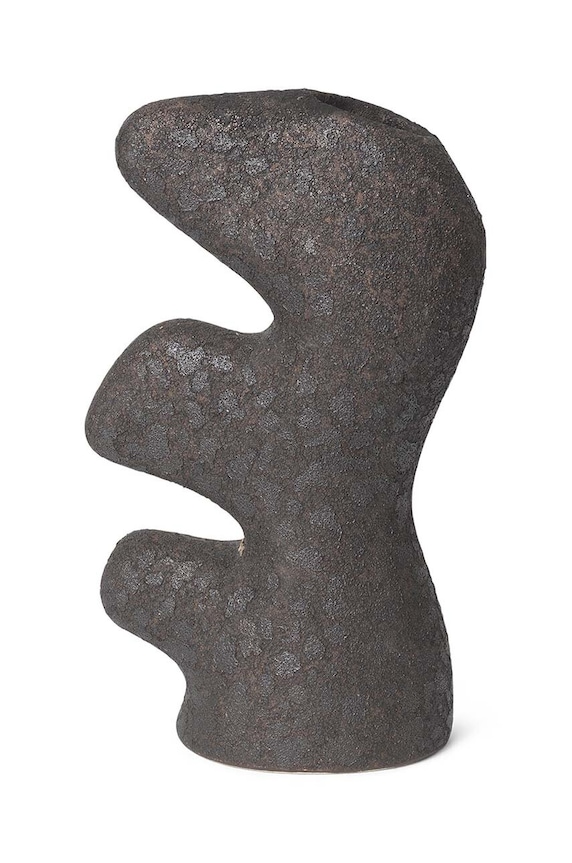 Διακοσμητικό βάζο ferm LIVING Yara Vase S μαύρο 1104268185
