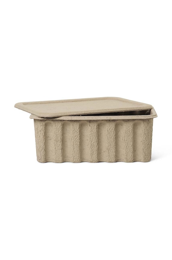 Ferm Living pudełko do przechowywania Paper Pulp Box L 2-pack 100313315 beżowy AA00