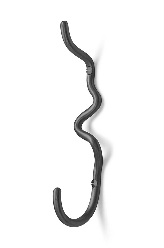Nástenný vešiak ferm LIVING Curvature Hook M čierna 1104263722