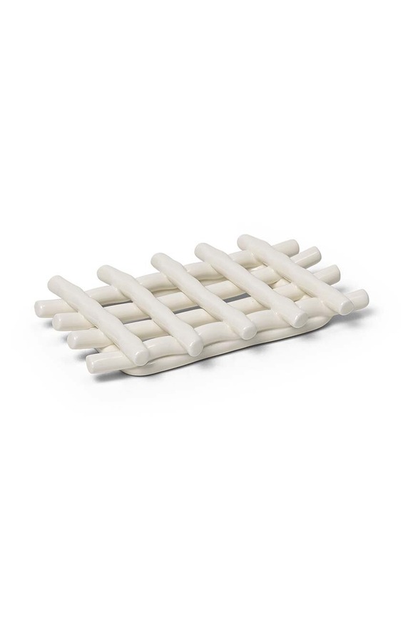 Ferm Living mydelniczka Ceramic Soap Tray biały 1104266320
