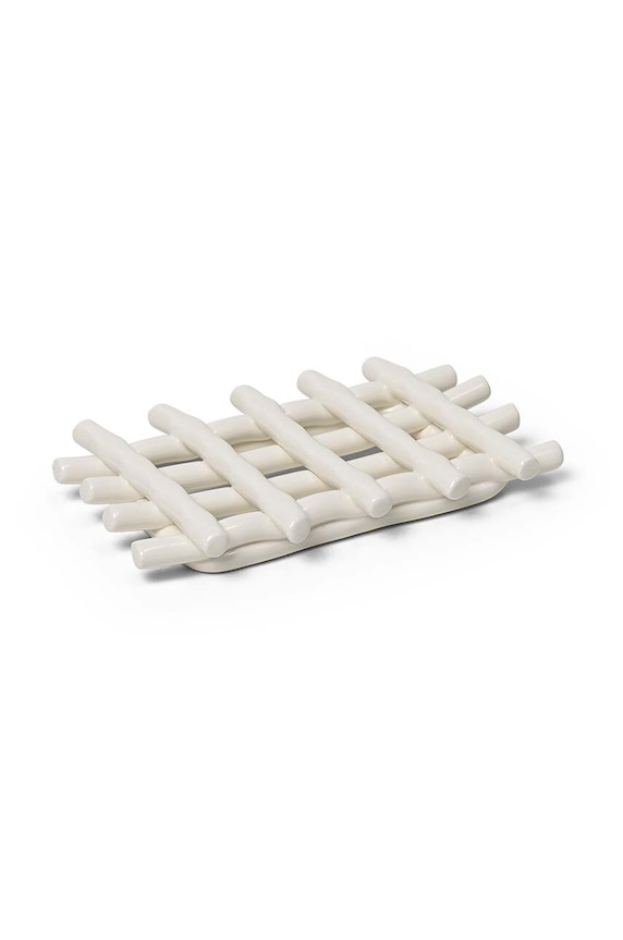 Ferm Living mydelniczka Ceramic Soap Tray biały 1104266320