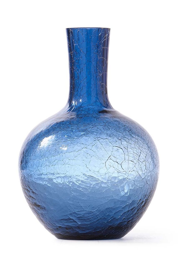 Pols Potten wazon dekoracyjny Crackled Ball niebieski 140.205.417