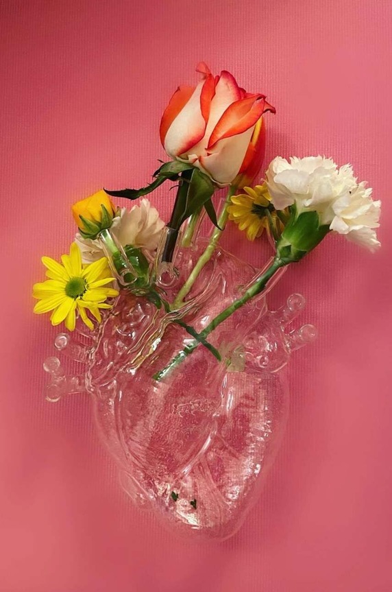 Декоративная ваза Seletti Love in Bloom 09922 прозрачный