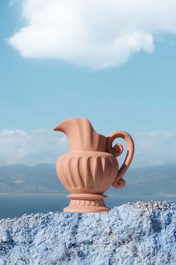 Seletti vaza decorativa Magna Graecia Caraffa portocaliu 11508