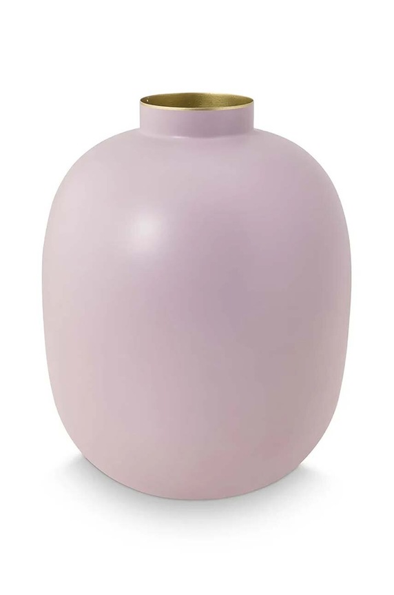 Pip Studio dekor váza Metal Matt Lilac rózsaszín 51102076