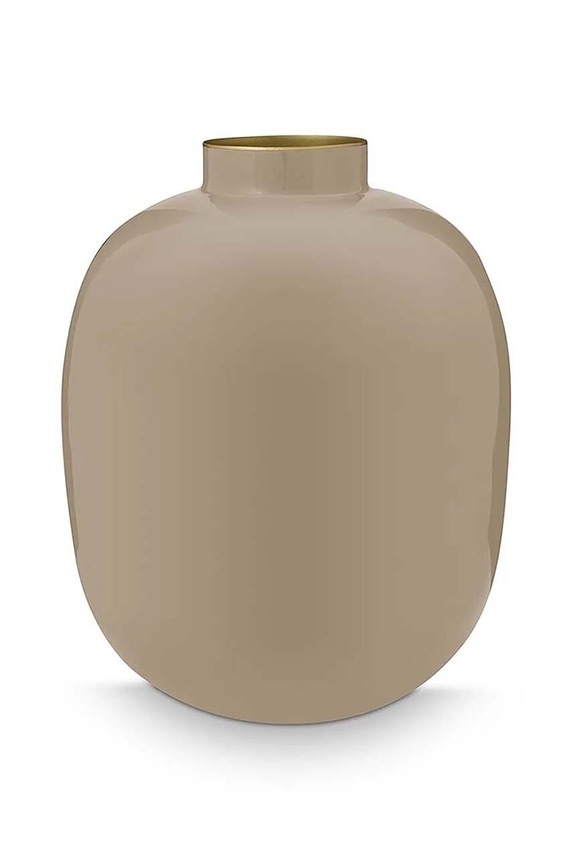Pip Studio dekor váza Metal Khaki bézs 51102064