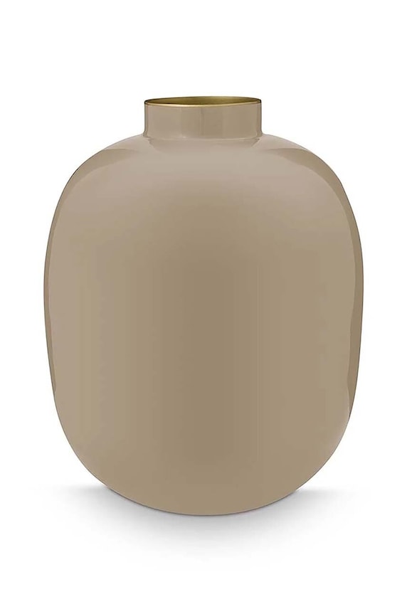 Pip Studio dekor váza Metal Khaki bézs 51102064