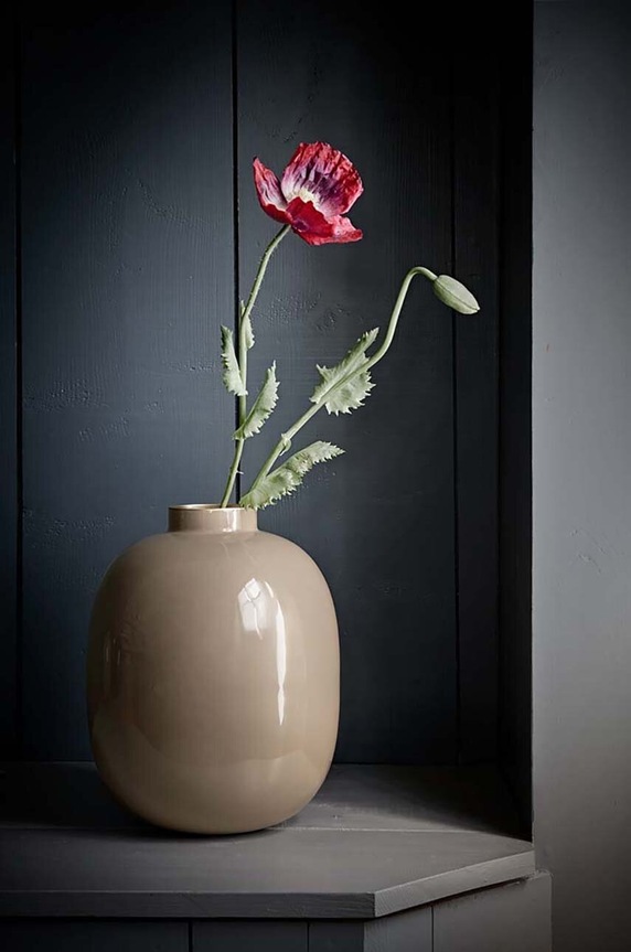 Nappali és hálószoba Pip Studio dekor váza Metal Khaki 51102064 bézs