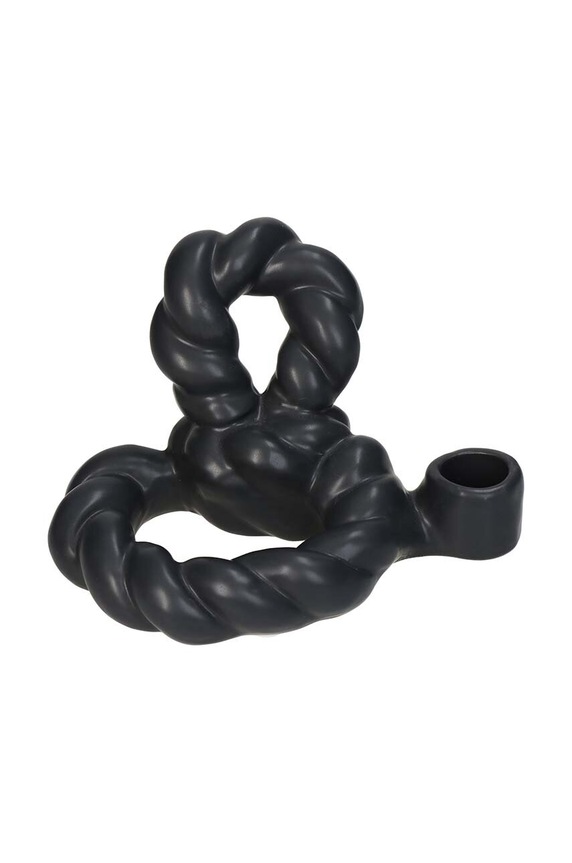 świecznik dekoracyjny czarny XET.9193