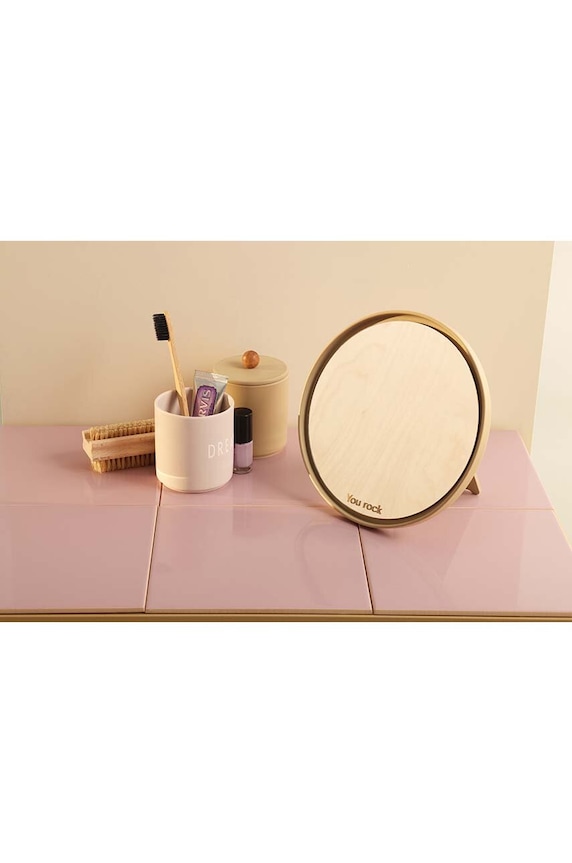 Design Letters oglindă cosmetica Mirror Mirror bej 10101300BEYOUROCK