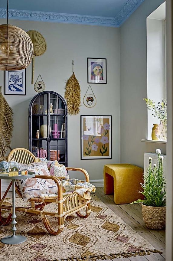 Salon i sypialnia Bloomingville stolik Anjou 82064226 zielony