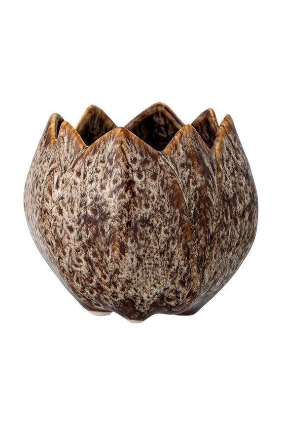 Bloomingville osłonka na doniczkę Elaya 12,5 x 11 cm brązowy 82060462