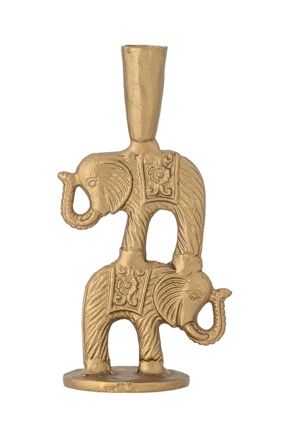 Ukrasni svijećnjak Bloomingville Jazz zlatna 82068102