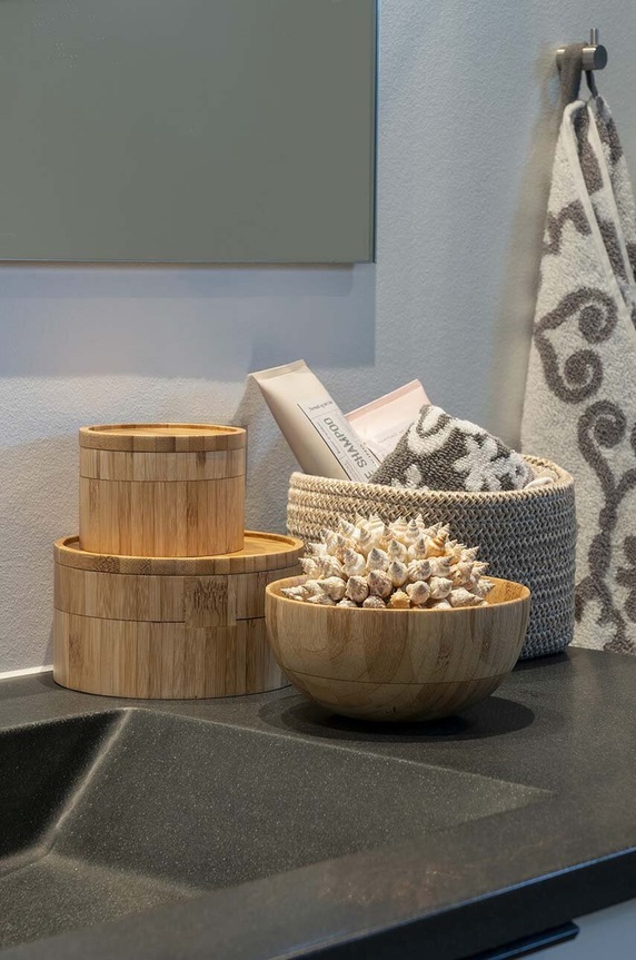 Σετ από καλάθια αποθήκευσης House Nordic Cadima 3-pack μπεζ 4401545