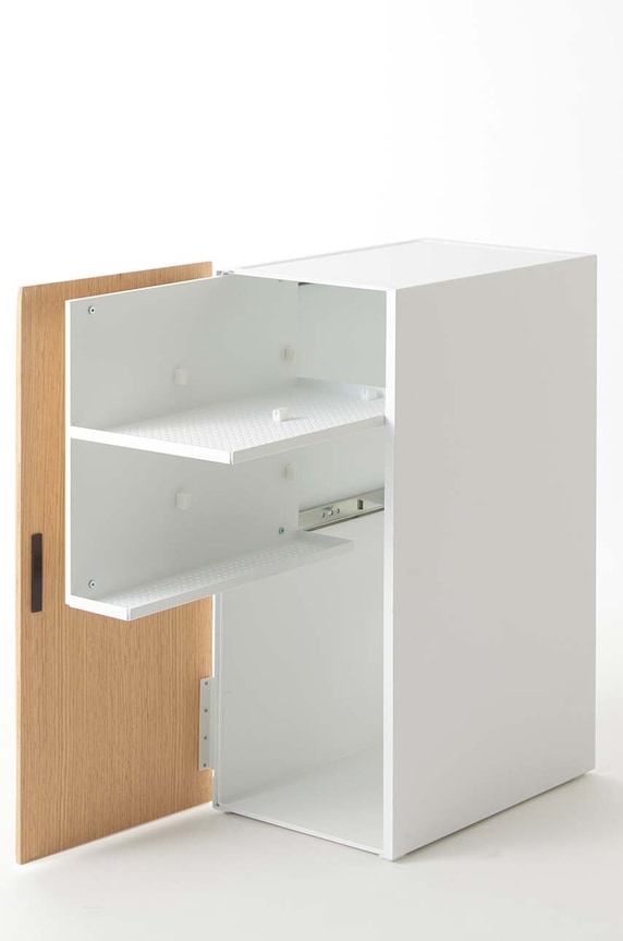 Obývacia izba a spálňa Organizér pre hernú konzolu Yamazaki Tower 2109 biela