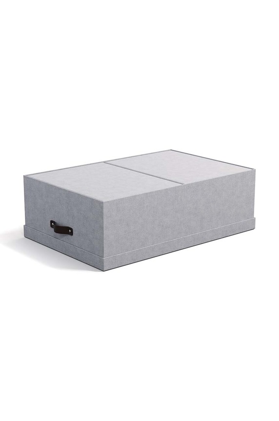 Living și dormitor Bigso Box of Sweden set de cutii de depozitare Inge 3-pack 8113C6249LEA648 gri