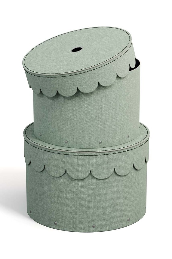Sada úložných krabíc Bigso Box of Sweden Wilma 2-pak 9882C1606 tyrkysová AA00