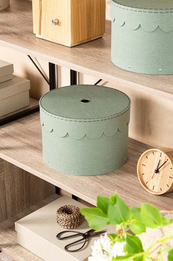 Sada úložných krabíc Bigso Box of Sweden Wilma 2-pak 9882C1606 tyrkysová