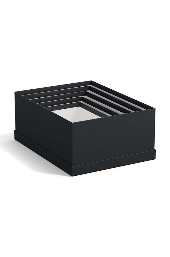 Sada úložných krabíc Bigso Box of Sweden Joel 5-pak sivá 310545633