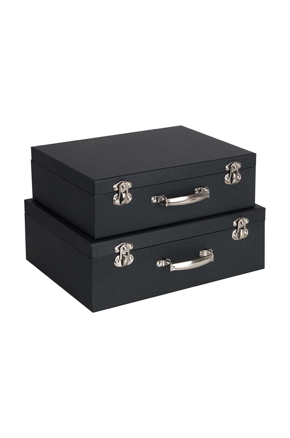 Bigso Box of Sweden zestaw pudełek do przechowywania Siri 2-pack szary 220245633H003