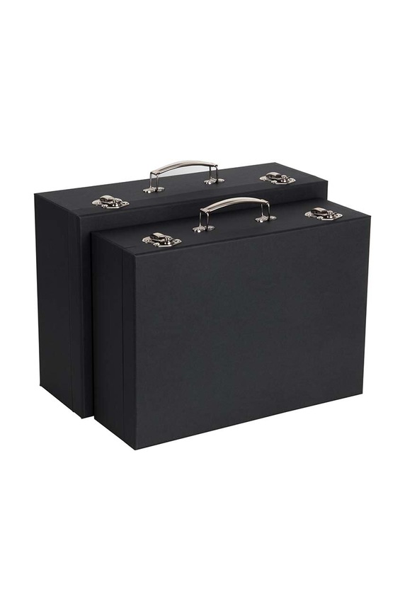 Salon i sypialnia Bigso Box of Sweden zestaw pudełek do przechowywania Siri 2-pack 220245633H003 szary