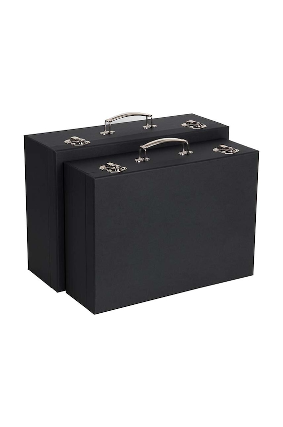 Salon i sypialnia Bigso Box of Sweden zestaw pudełek do przechowywania Siri 2-pack 220245633H003 szary