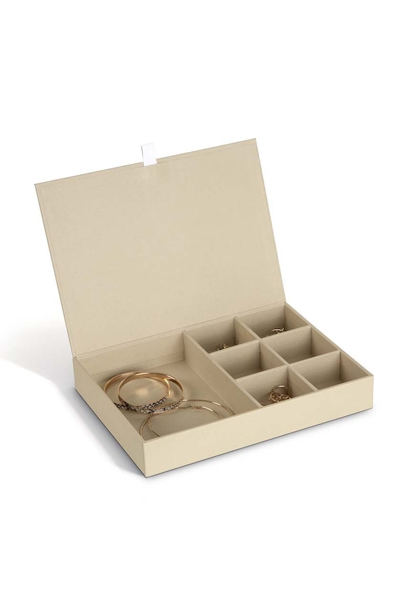 Bigso Box of Sweden pudełko na biżuterię Precious B 108B50201TAB001 beżowy AA00