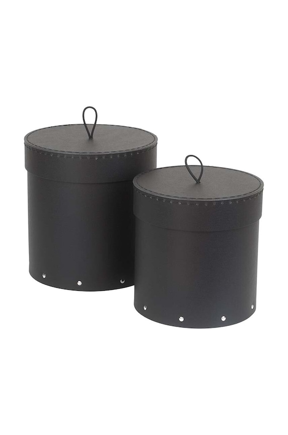 Σετ κουτιών αποθήκευσης Bigso Box of Sweden Hanna 2-pack γκρί 802216001S000