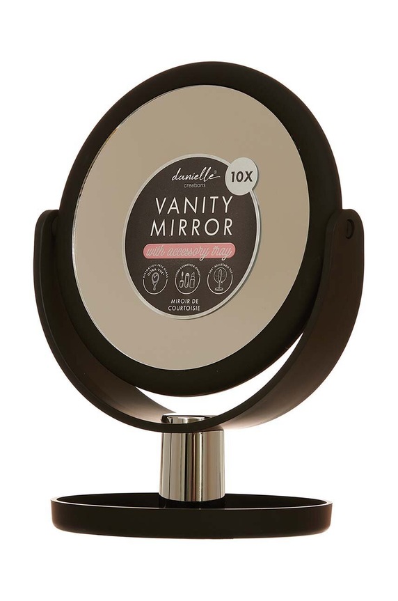Łazienka Danielle Beauty lusterko stojące Soft Touch Vanity DC1069VTBL czarny