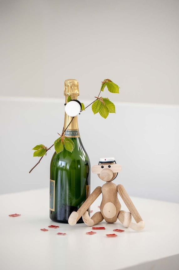 Kay Bojesen dekoráció Monkey small többszínű 39256