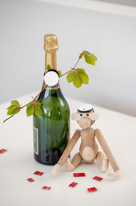 Kay Bojesen dekoráció Monkey small 39256 többszínű