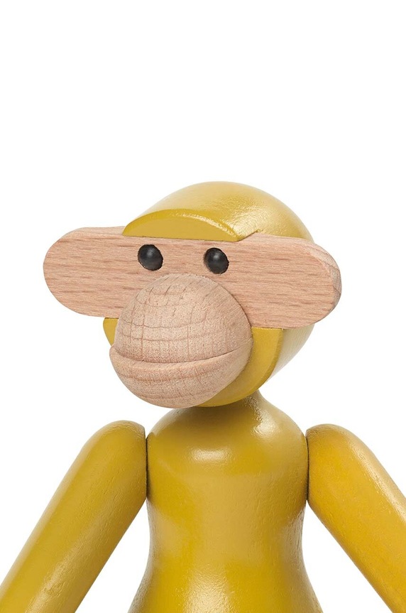 Dekoracija Kay Bojesen Monkey Mini rumena 39363