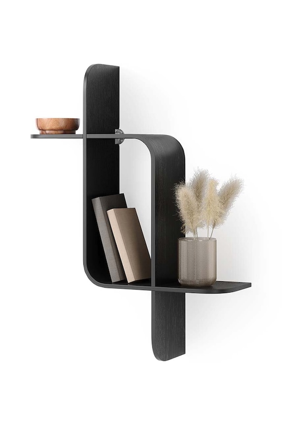 Umbra raft suspendat Montage Wall Shelf negru 1017571.040