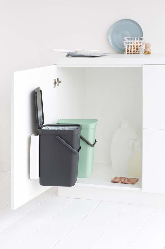 Κουζίνα και μπαρ Κάδος Brabantia Sort & Go 2x12L 214448 πράσινο