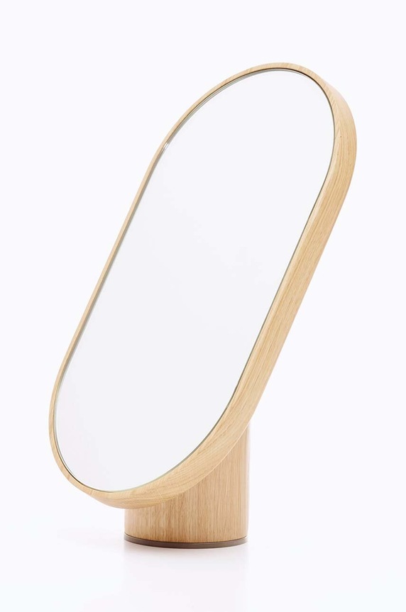 Όρθιος καθρέφτης Tre Product ClearVision Woodturn γκρί WM146WO