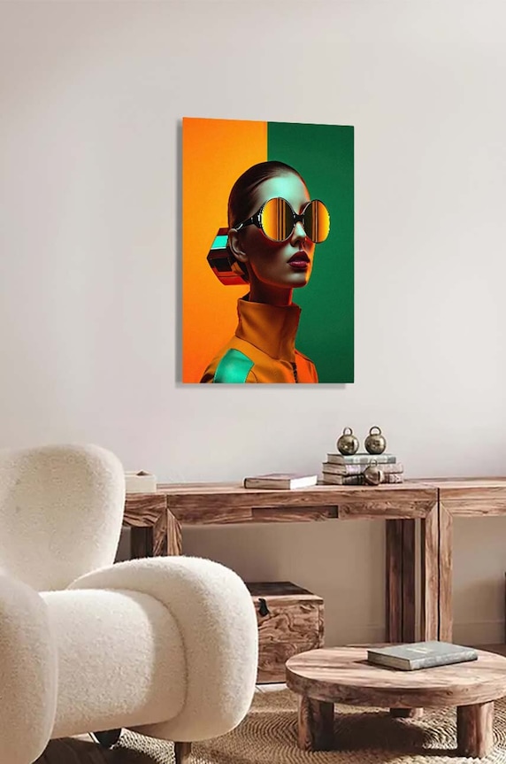 Living și dormitor HARTMAN poster cu artă AI La Mode De Demain 27,94 x 35,56 cm KB1805H11.MODEMAIN04 multicolor