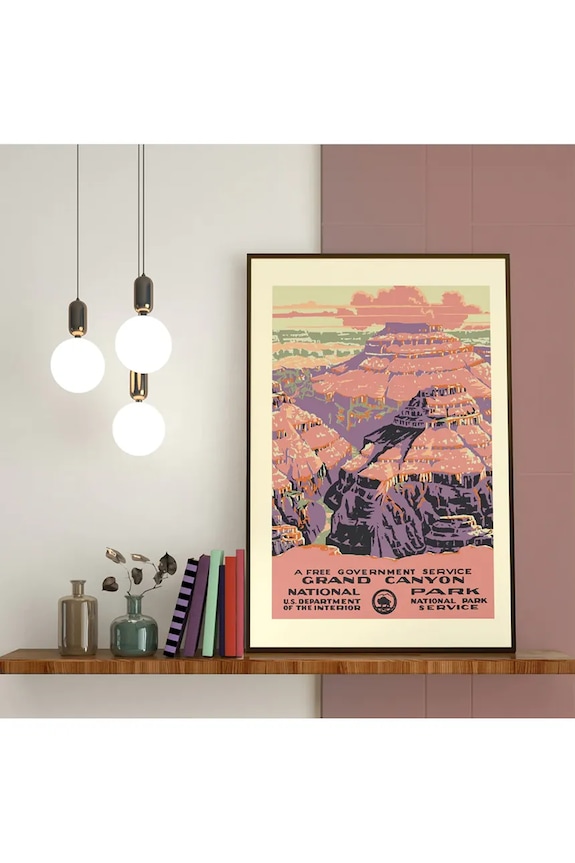 Σαλόνι και υπνοδωμάτιο Διακόσμηση τοίχου PLAKAT Canyon 30 x 40 cm KB1209PLAKCANYON πολύχρωμο