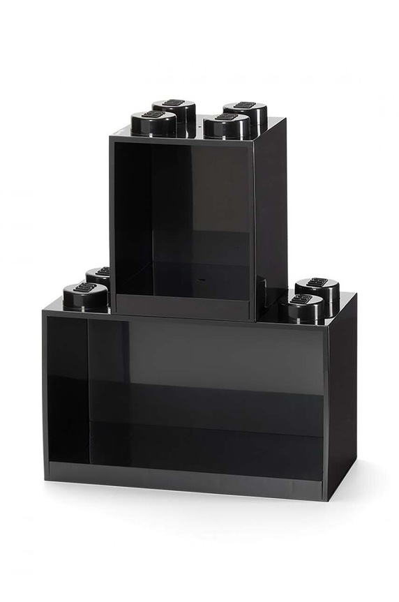 Komplet stenskih polic Lego 2-pack črna 41171733