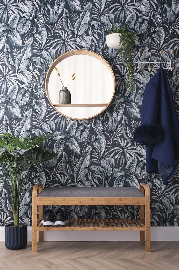 Zidna vješalica Present Time Saturnus bijela PT2454